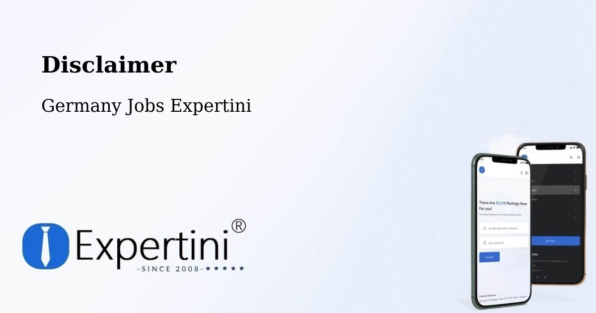 Disclaimer – Lebach - Germany Jobs Expertini
