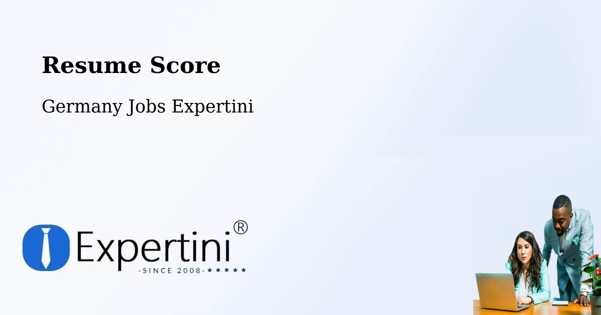Resume Score & Job Description Match Tool – Lebach - Germany Jobs Expertini