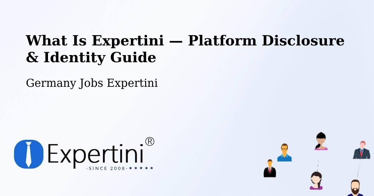 What Is Expertini — Platform Disclosure & Identity Guide – Lebach